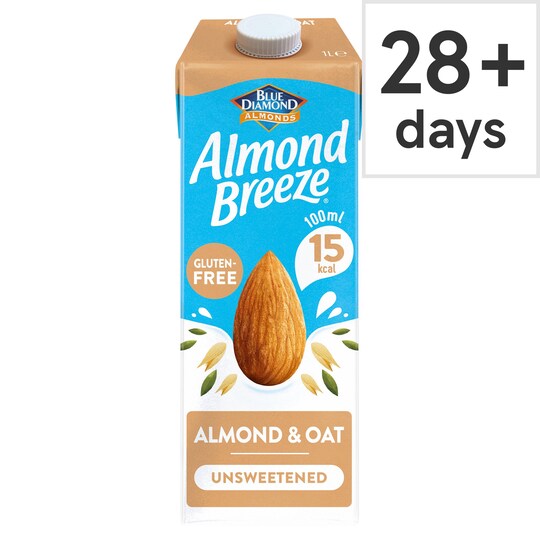 Blue Diamond Almond Breeze Almond & Oat Drink 1 Litre Tesco Groceries