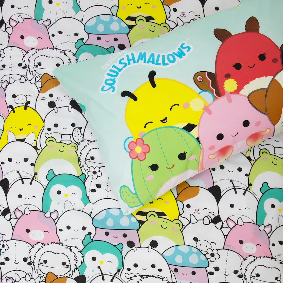 image 1 of SQUISHMALLOWS DUVET SET SINGLE