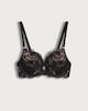 image 4 of F&F Floral Lace Underwired Push Up Bra in Multi