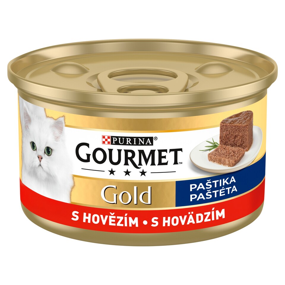 image 1 of Gourmet Gold Canned Food for Cats Beef Pate 85 g