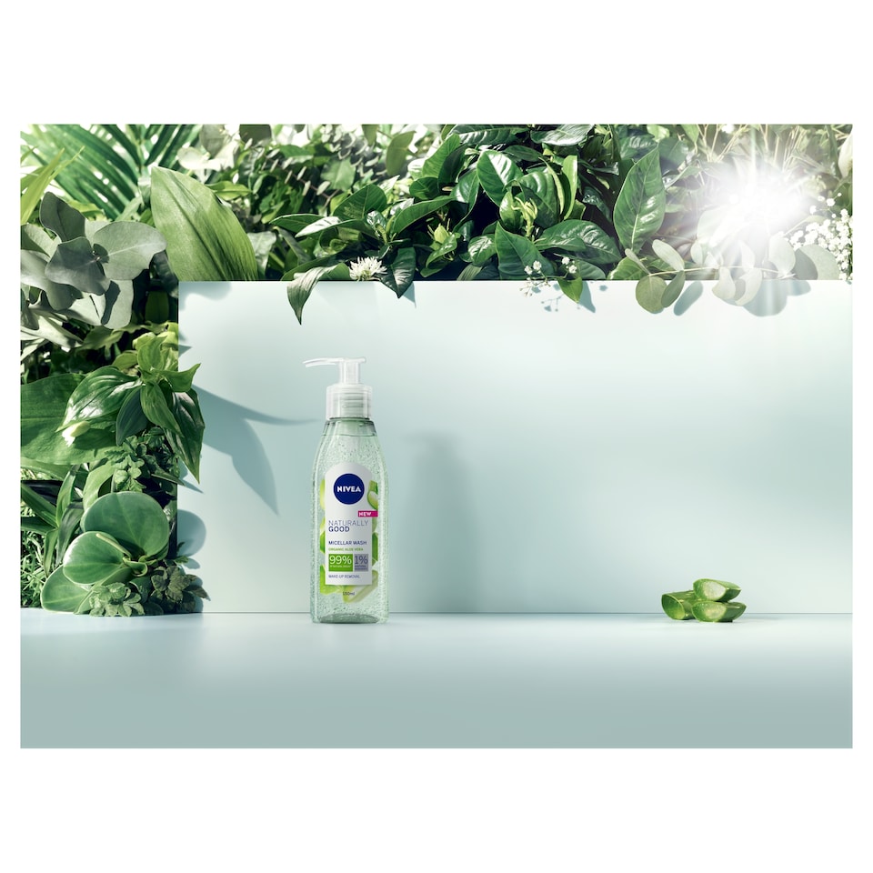 image 1 of Nivea Naturally Good Micellar Face Wash 140Ml