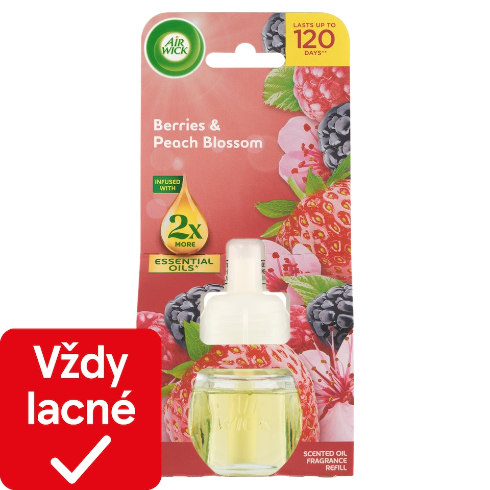 image 1 of Air Wick Liquid Refill for Electric Plug-In Berries & Peach Blossom 19 ml