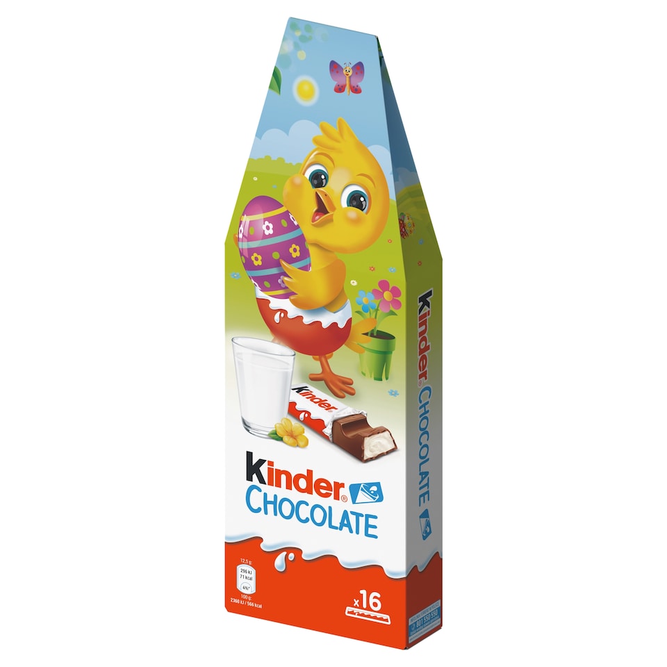 image 1 of Kinder Chocolate Milk Chocolate Bars with Milk Filling 16 pcs 200g