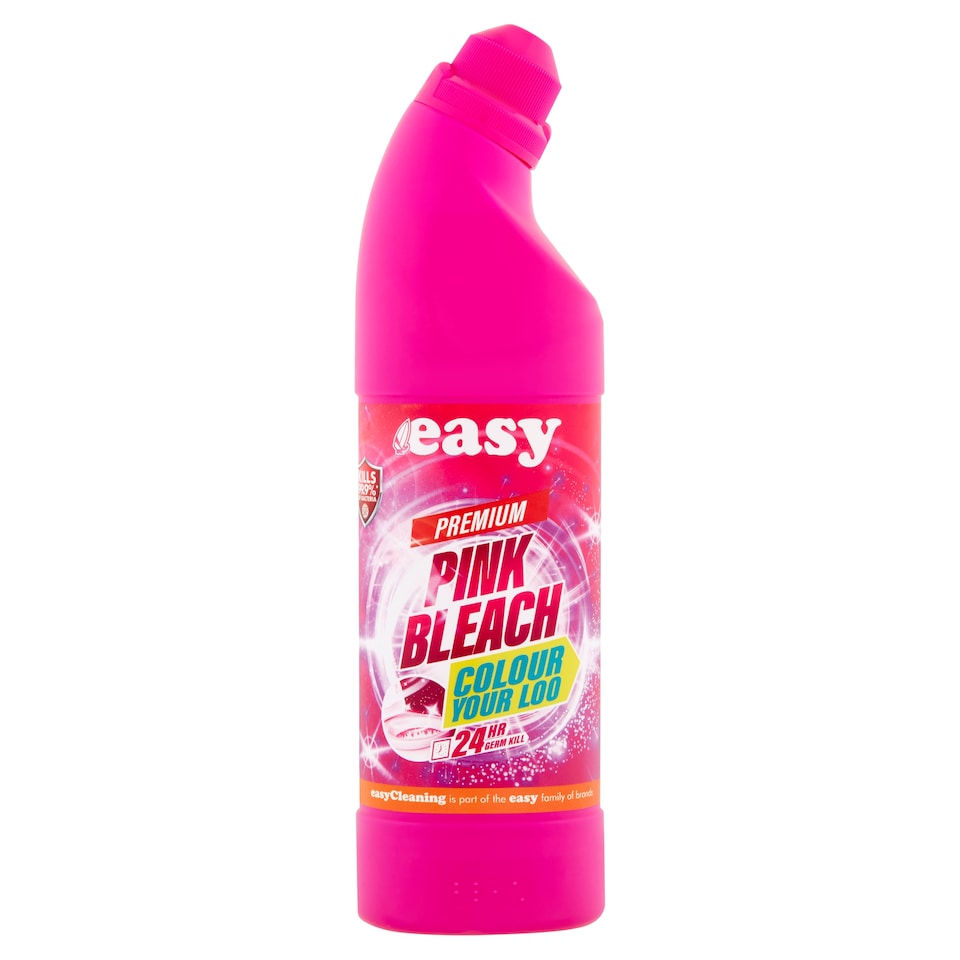 Easy Premium Pink Coloured Bleach 750ml