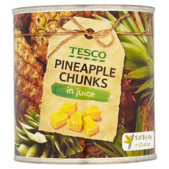Tesco Pineapple Chunks In Juice 432G Tesco Groceries