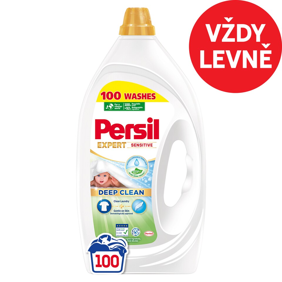 Obrázek 1 pro produkt Persil prací gel Sensitive pro citlivou pokožku 100 praní