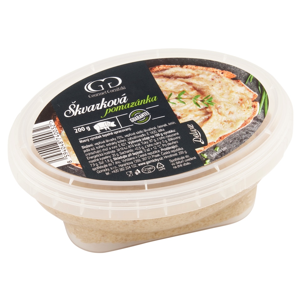 Obrázek 1 pro produkt Gourmet Gornitzki Škvarková pomazánka 200g