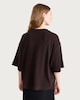 image 3 of F&F Textured Oversized Fit T-Shirt in Chocolate