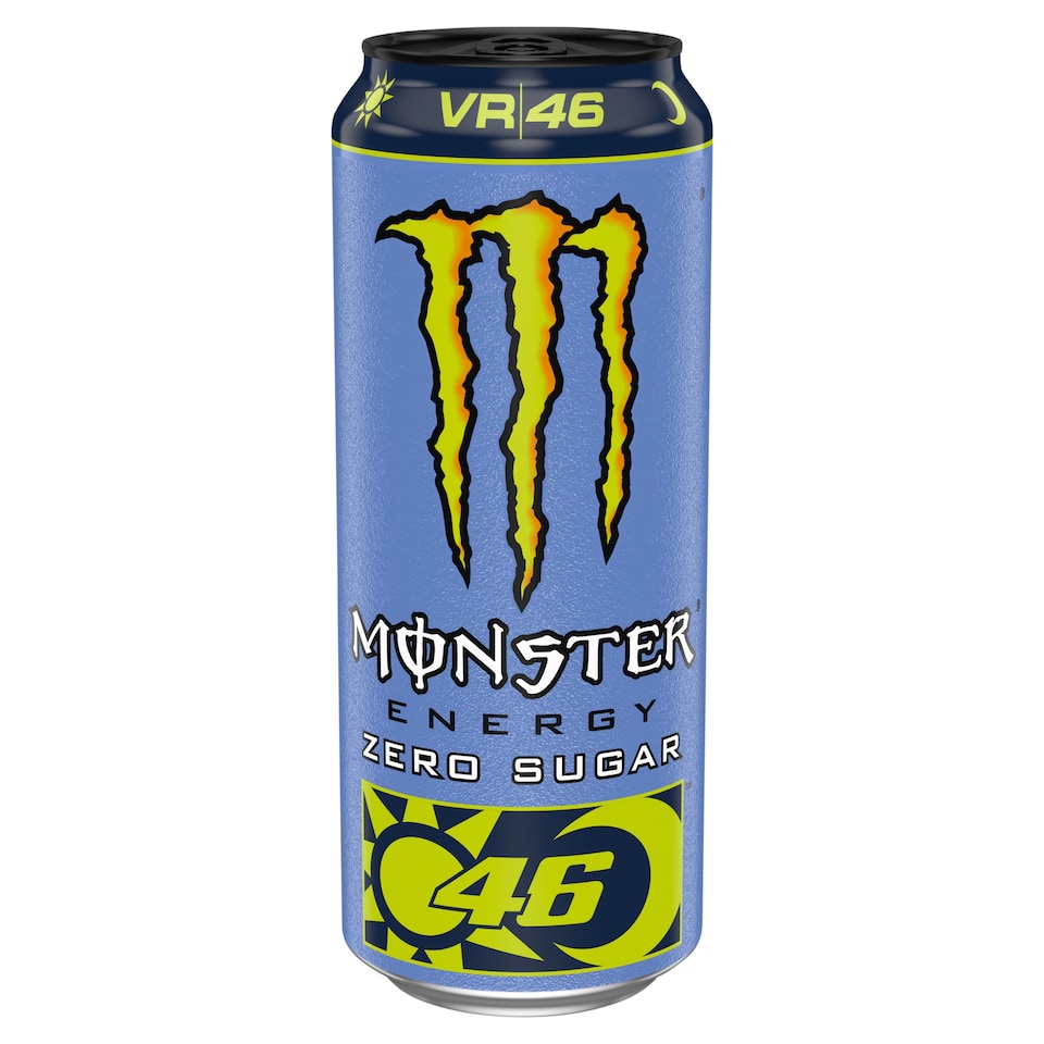 Monster Energy Valentino Rossi Zero Sugar sýtený energetický nápoj 500 ml