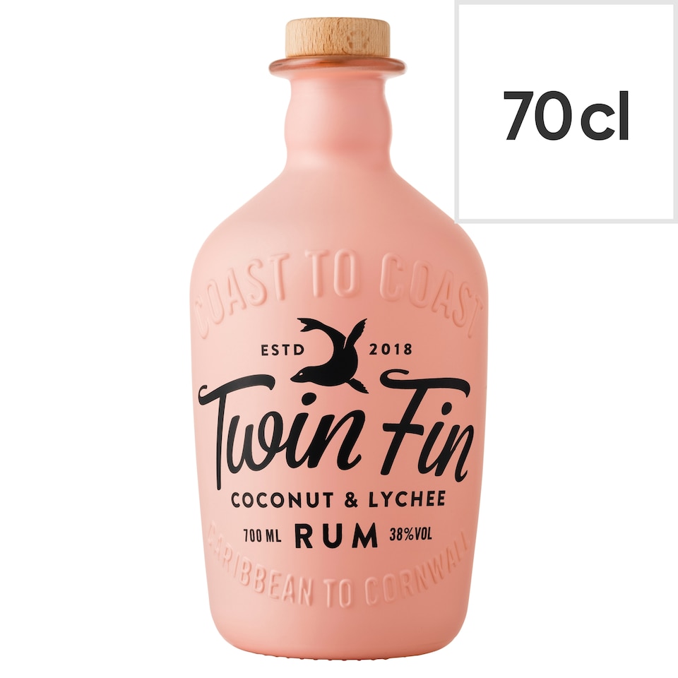 Twin Fin Coconut & Lychee Rum 700ml