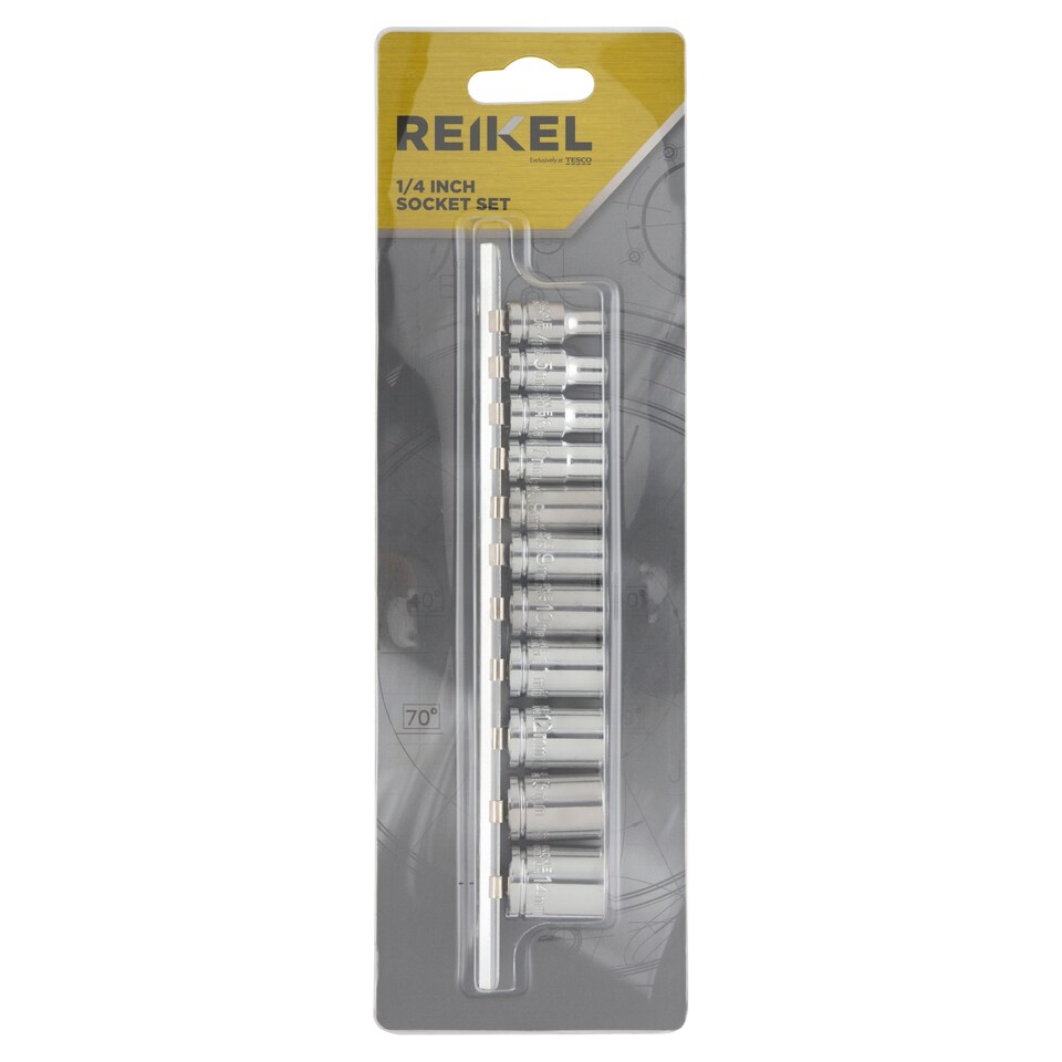 Reikel Socket Set 1/4" 4 mm-14 mm