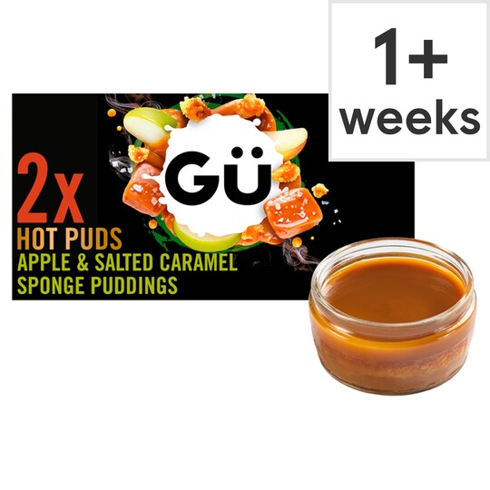 image 1 of Gu 2 Apple & Salted Caramel Sponges 2X82g