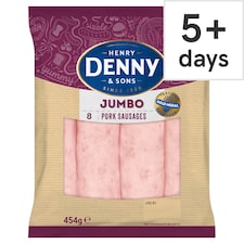 Denny Jumbo 8'S Sausages 454G