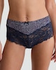 image 1 of F&F 3-Pack Microfibre Lace Trim Spot Print Knickers in Multi