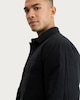 image 1 of F&F Quilted Long Sleeved Shacket in Black