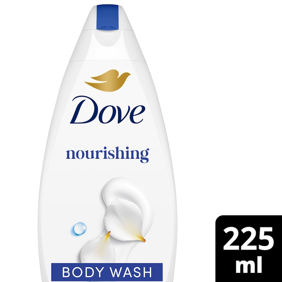 image 1 of Dove Hydrate 24hr Moisturisation Body Wash Shower Gel 225ml