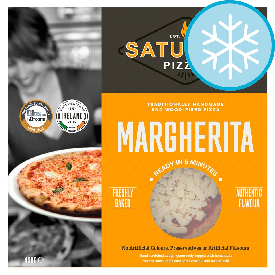 Saturday Pizzas Margherita Pizza 400G