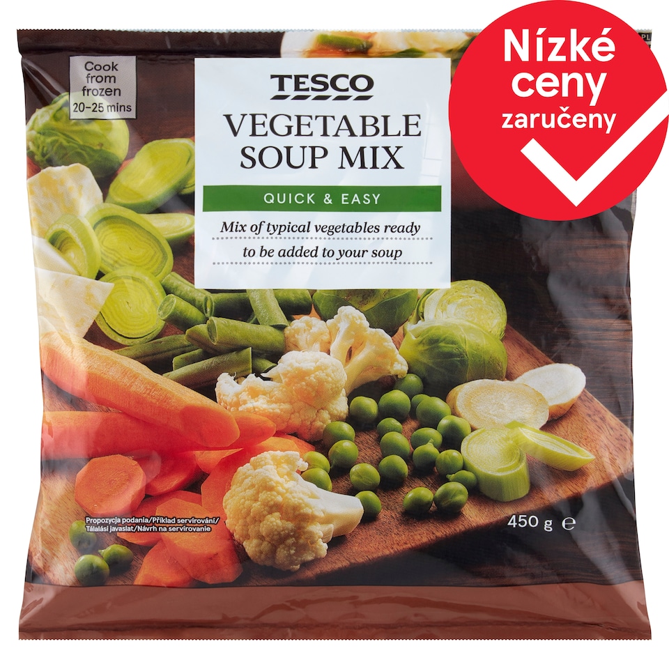 Tesco Vegetable Soup Mix 450g
