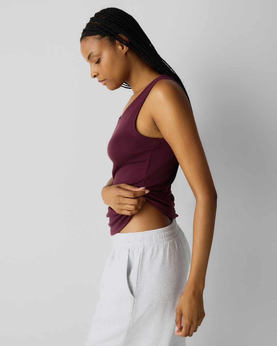 image 1 of F&F WARMPLUS™ Medium Warmth Thermal Vest in Purple