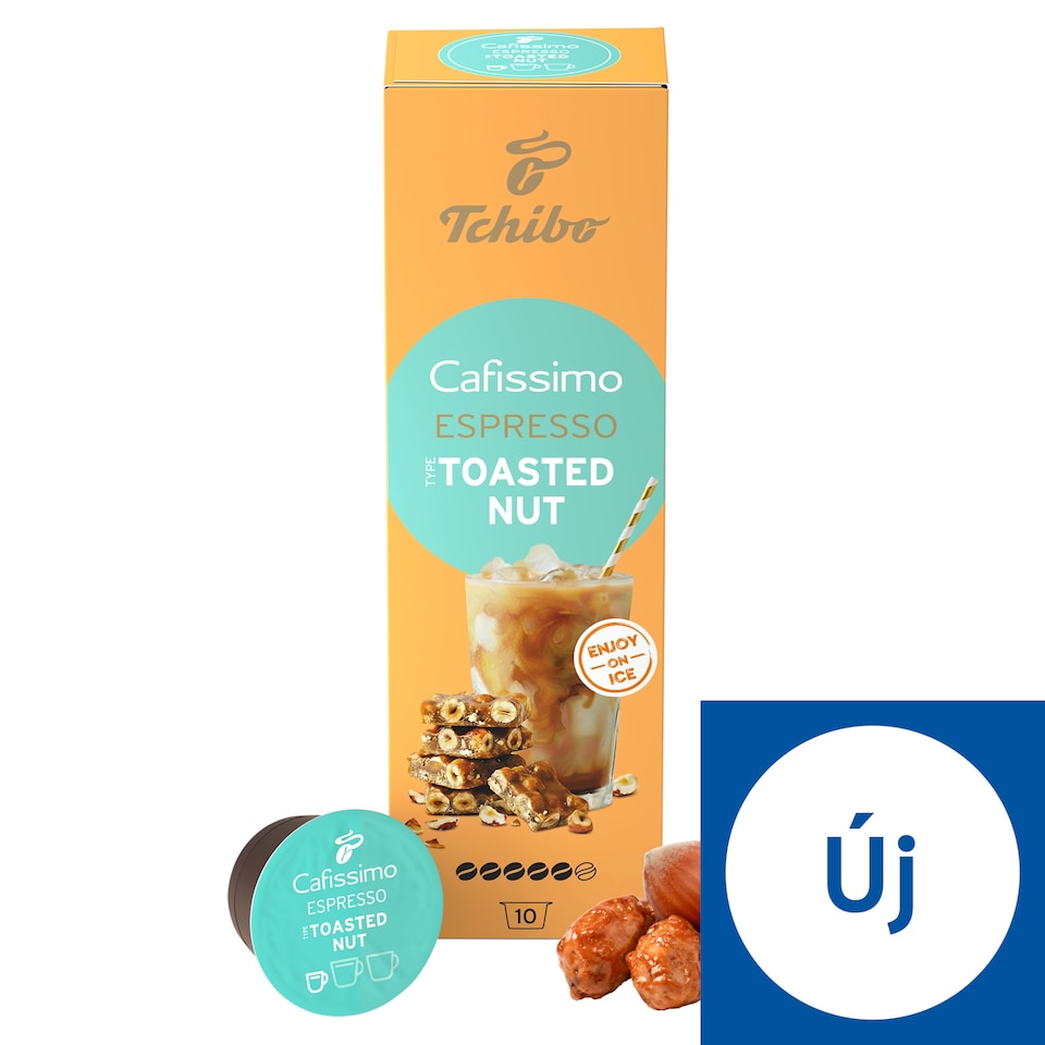 image 1 of Tchibo Cafissimo Espresso Toasted Nut Coffee Capsules 10 pcs 70 g