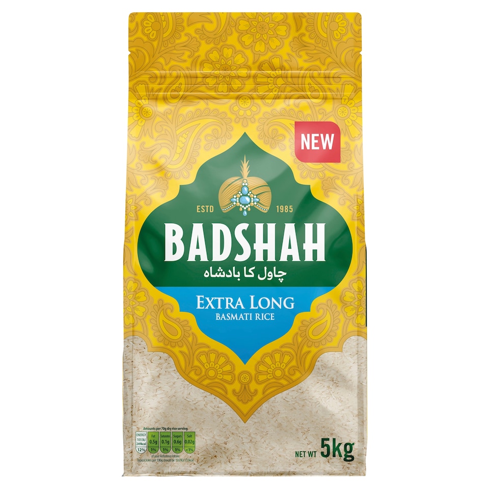 Badshah Extra Long Basmati Rice 5kg