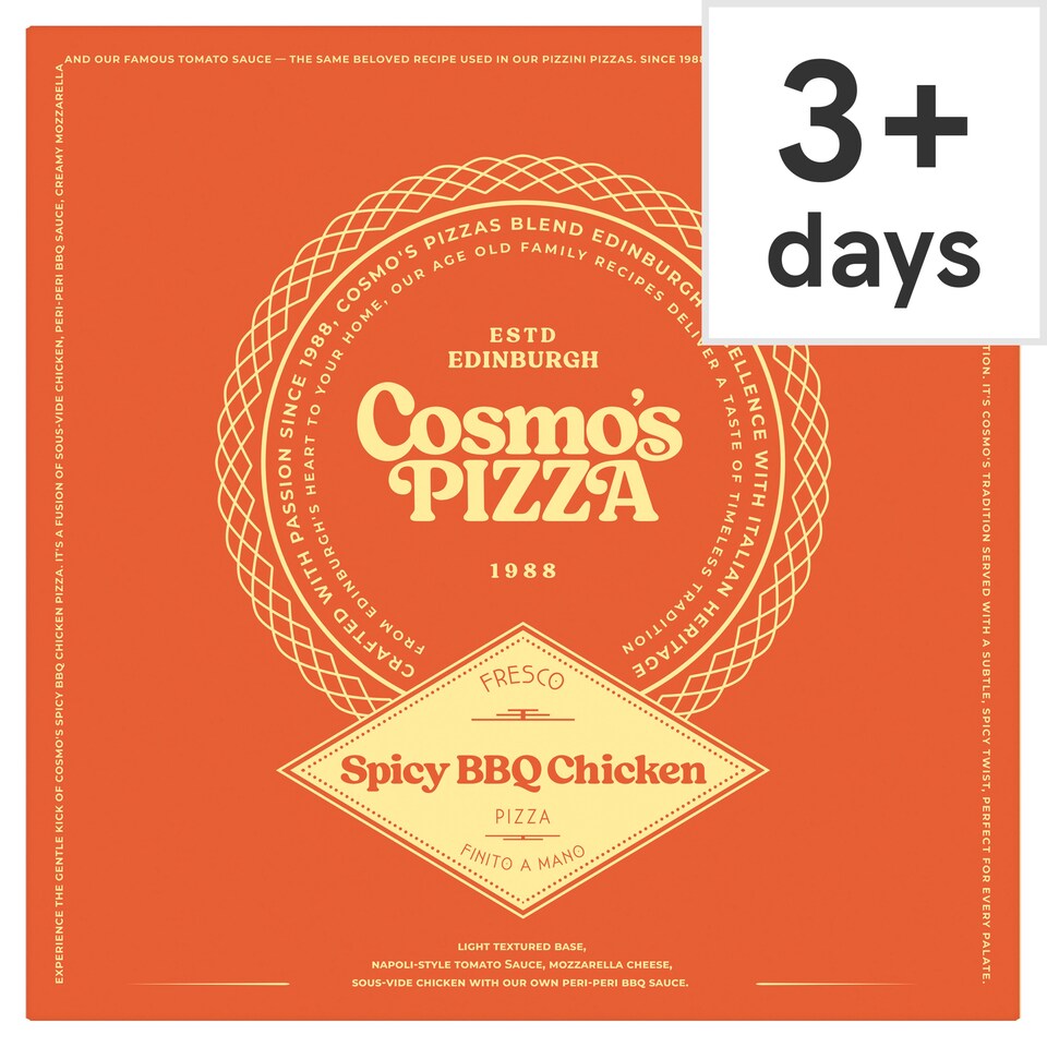 Cosmos Spicy BBQ Chicken Pizza 520g