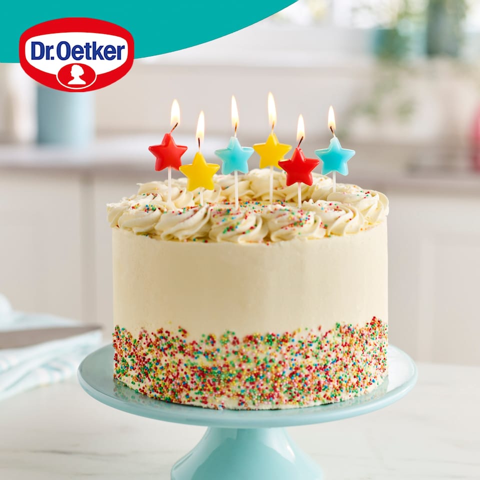 image 1 of Dr Oetker Star Candles 6 Pack