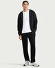 image 1 of F&F Active EVERYHOUR Cotton Rich Open Hem Joggers in Black