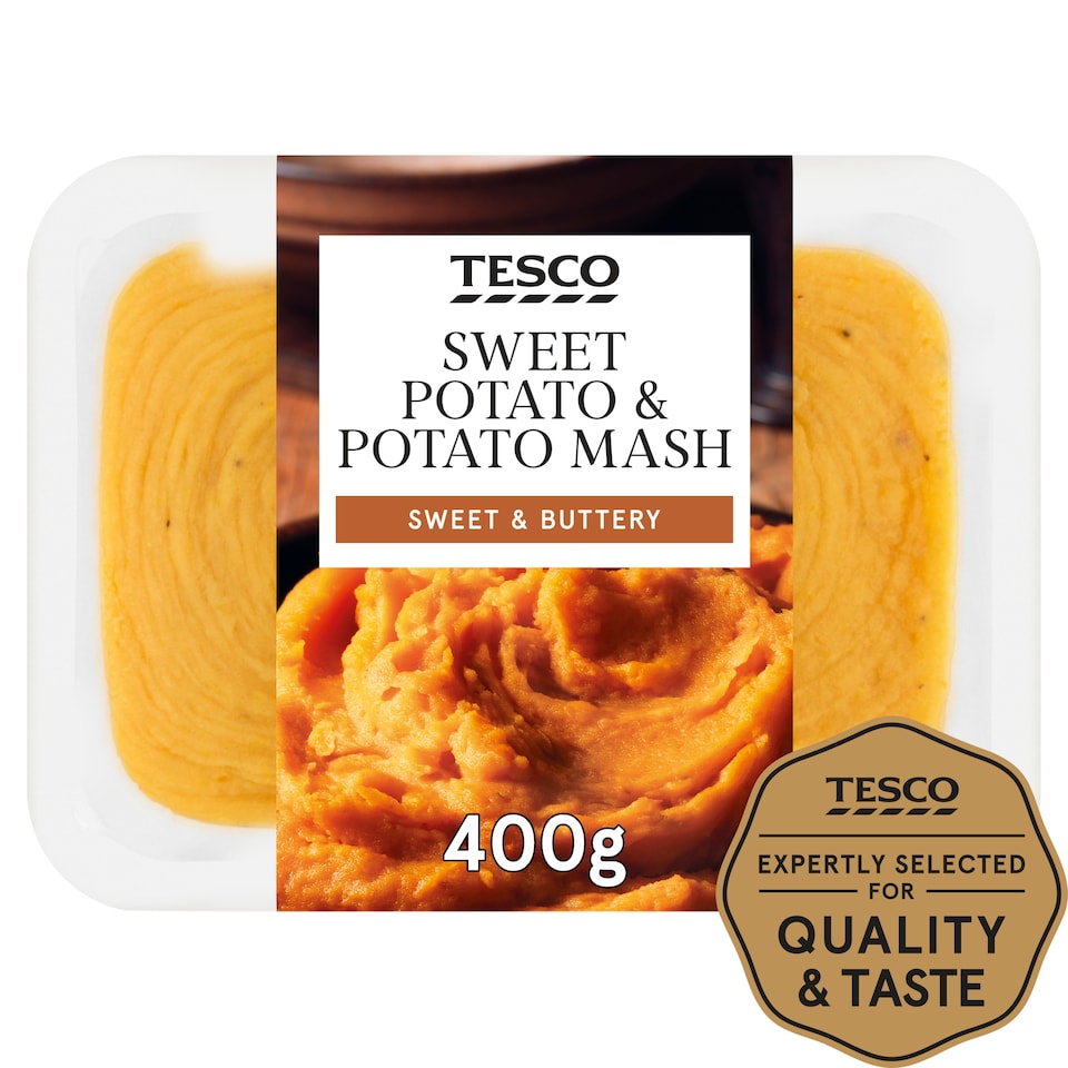 Tesco Sweet Potato & Potato Mash 400G