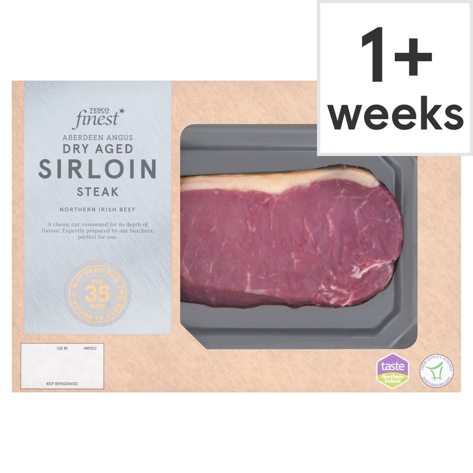 Tesco Finest Aberdeen Angus Dry Aged Sirloin Steak 350g