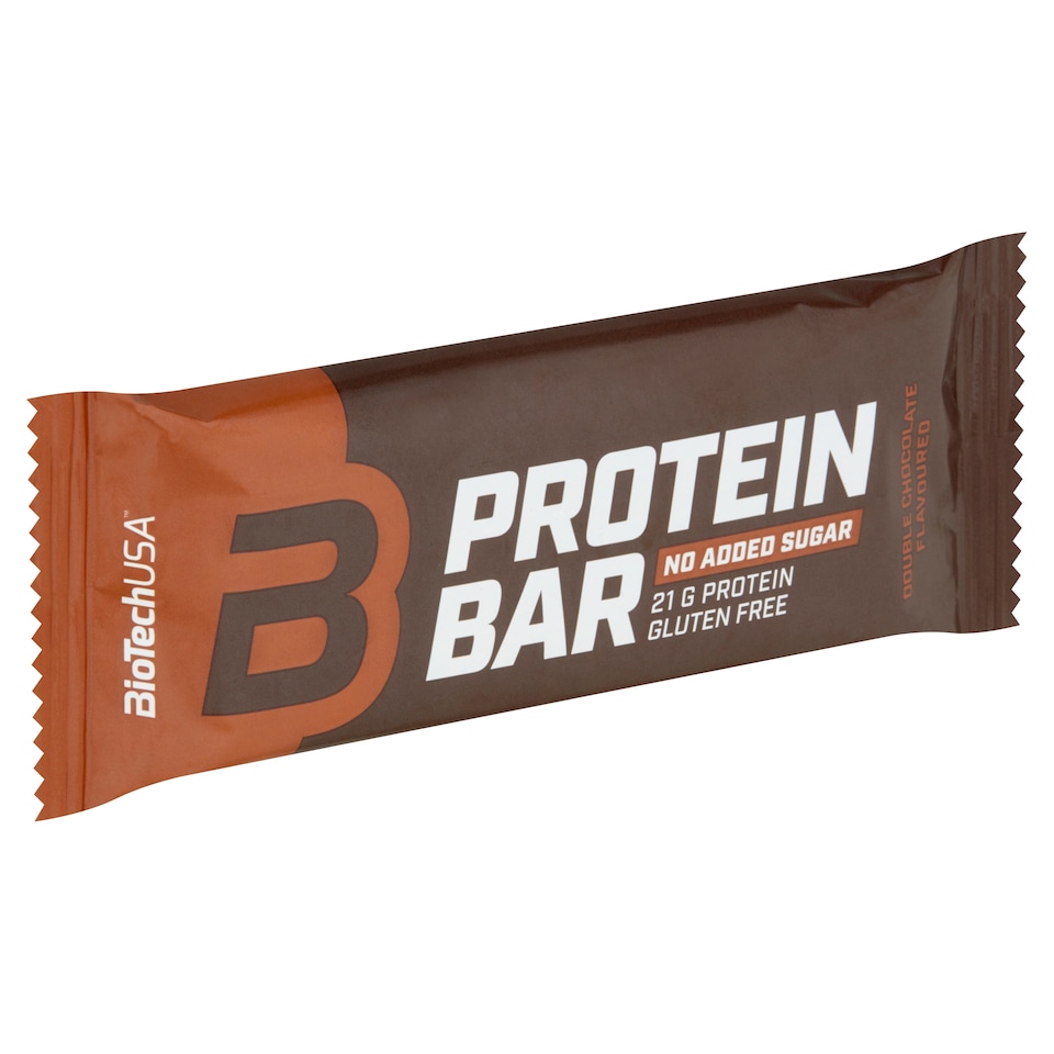 BioTechUSA dupla csokoládé ízű bevont fehérjeszelet édesítőszerekkel 70 g  1. kép