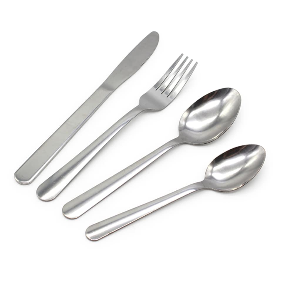 Tesco Classic Stainless Steel 16Pc Set