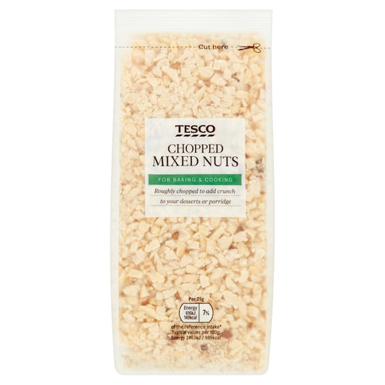 Tesco Chopped Mixed Nuts 200G Tesco Groceries
