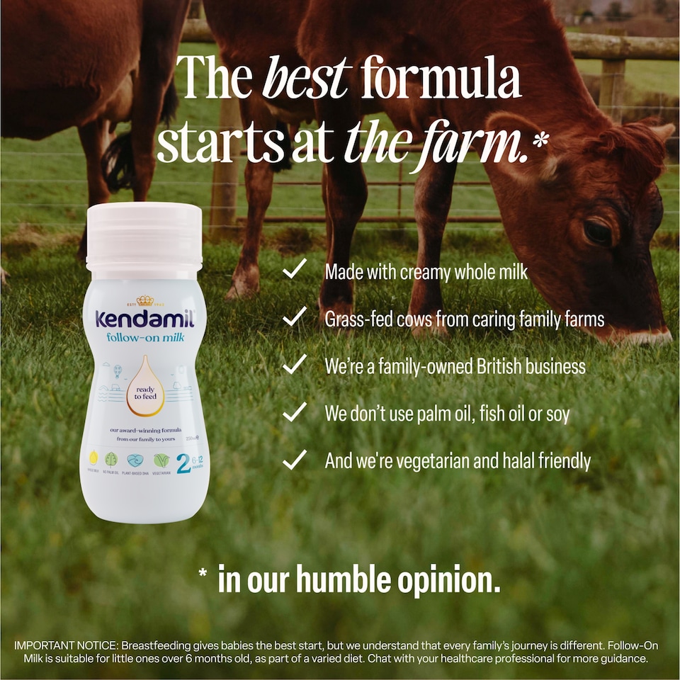 image 1 of Kendamil Ready to Feed Follow On Milk 6-12 Months 250ml