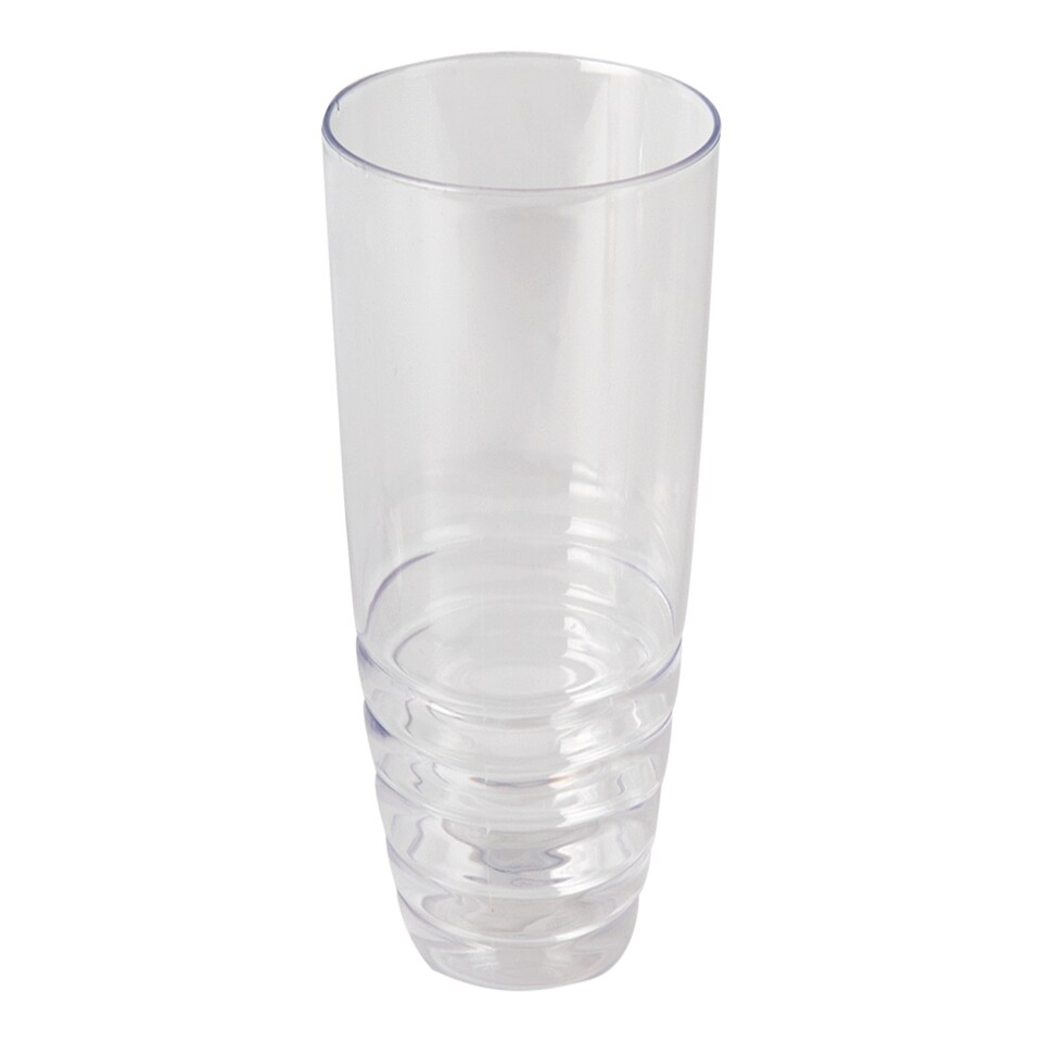 Outdoor Living Clear Swirl Plastic Hiball
