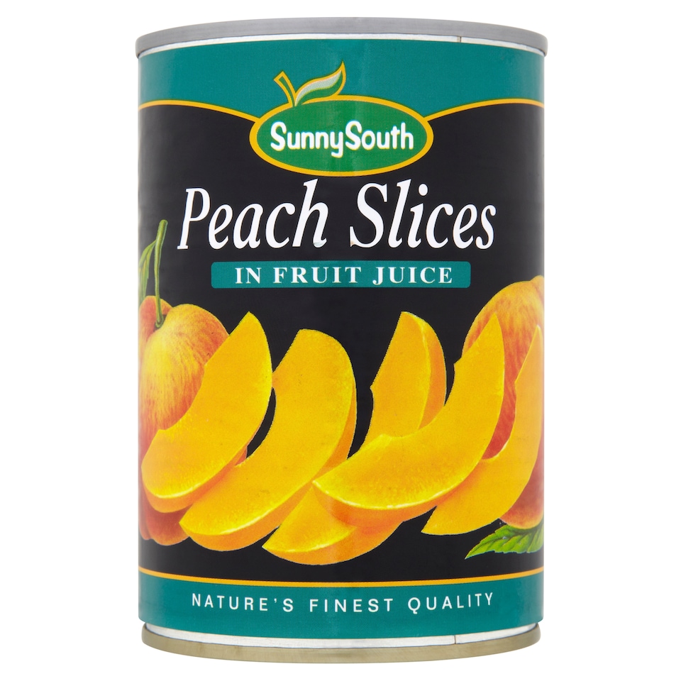 Sunny South Peach Slices In Fruit Juice 411G