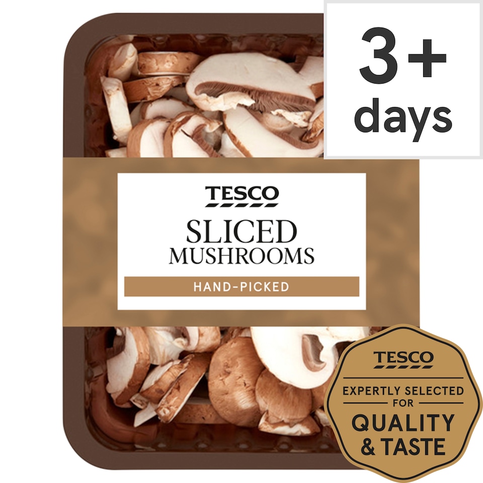 image 1 of Tesco Sliced Mushrooms 250G
