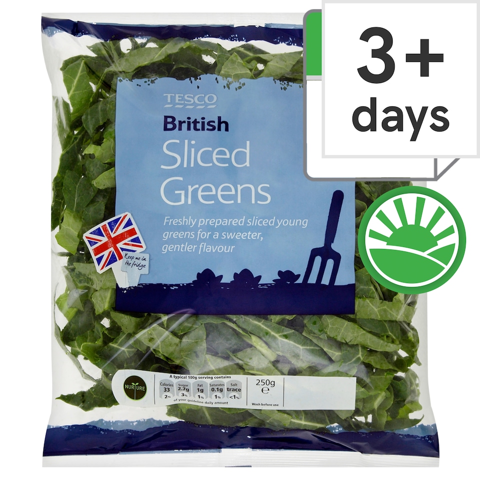 Fresh Sliced Greens 300G