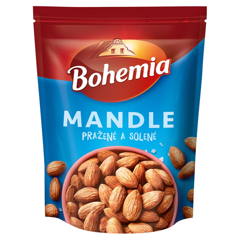 Bohemia Mandle pražené a solené 125g