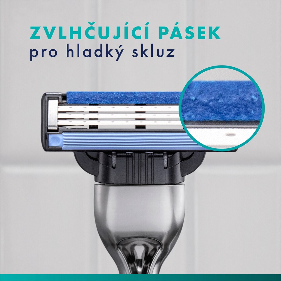 Obrázek 1 pro produkt Gillette Mach3 Pánský Holicí Strojek, 1 Holicí Strojek Gillette S 3 Břity