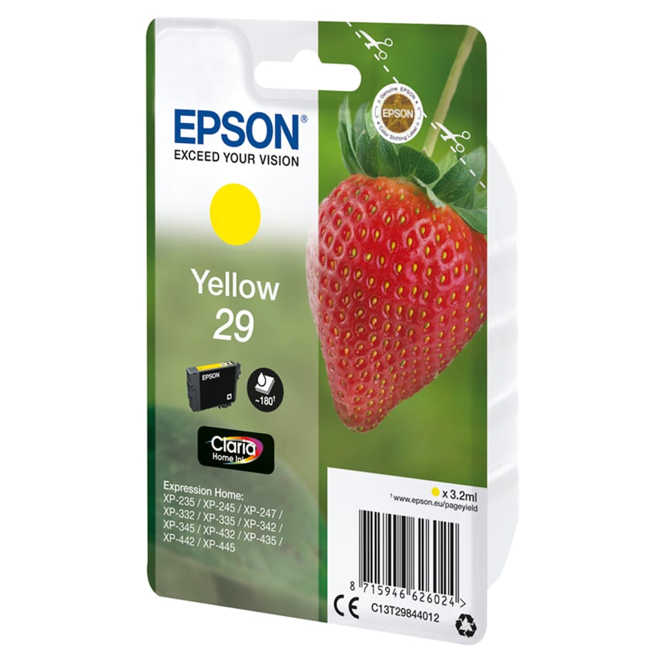Epson 29 Yellow Strawberry Printer Ink