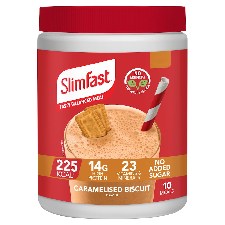 image 1 of SlimFast Meal Replacement Powder - Caramelised Biscuit 365g