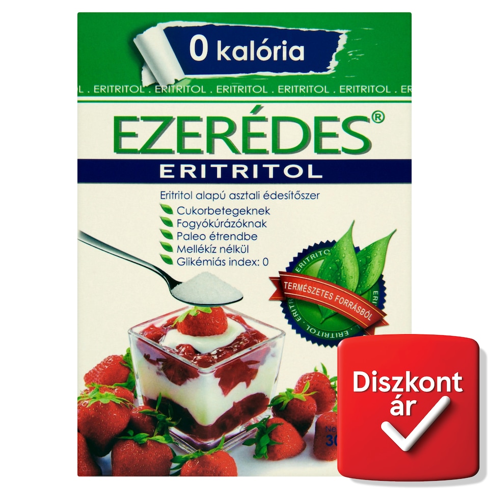 Ezerédes eritritol 300 g  1. kép