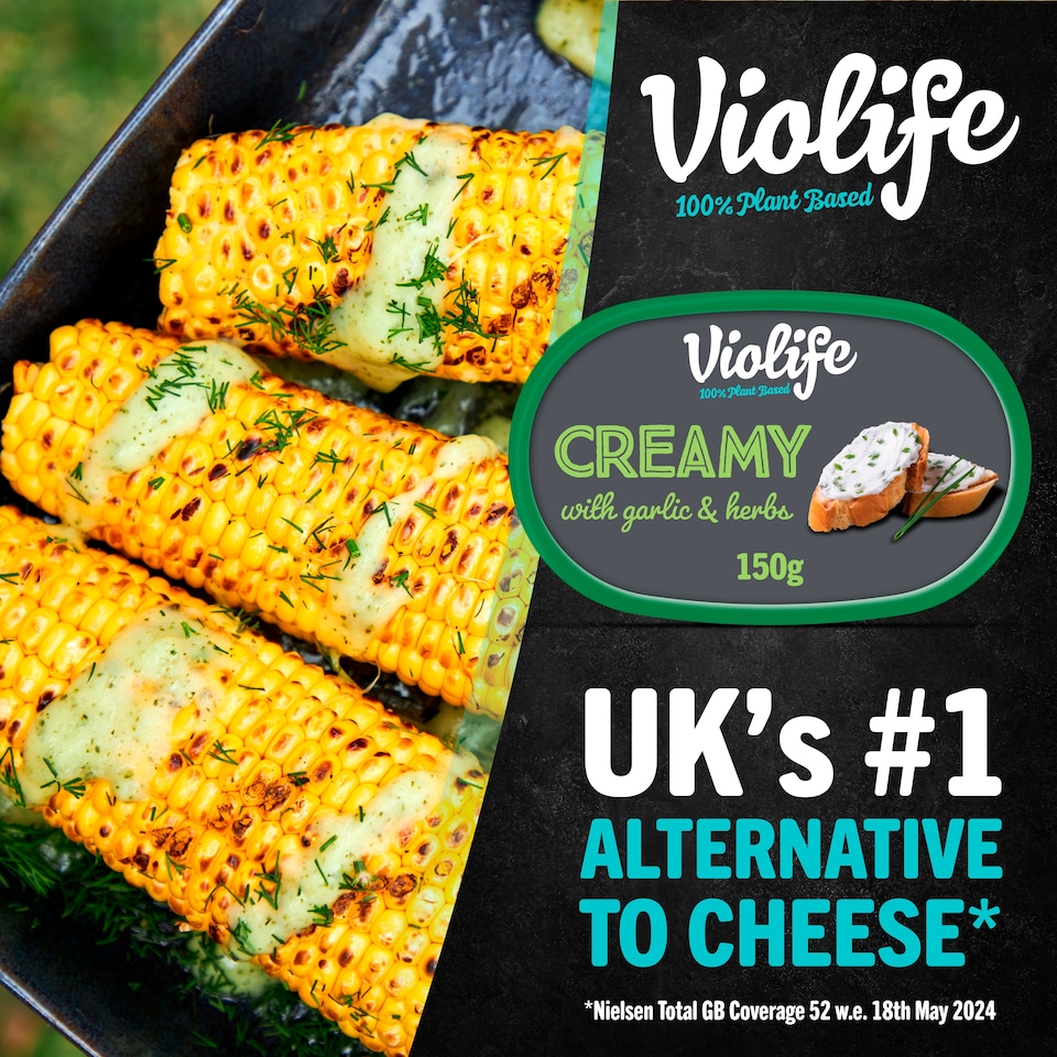 image 1 of Violife Creamy Garlic & Herbs 150g