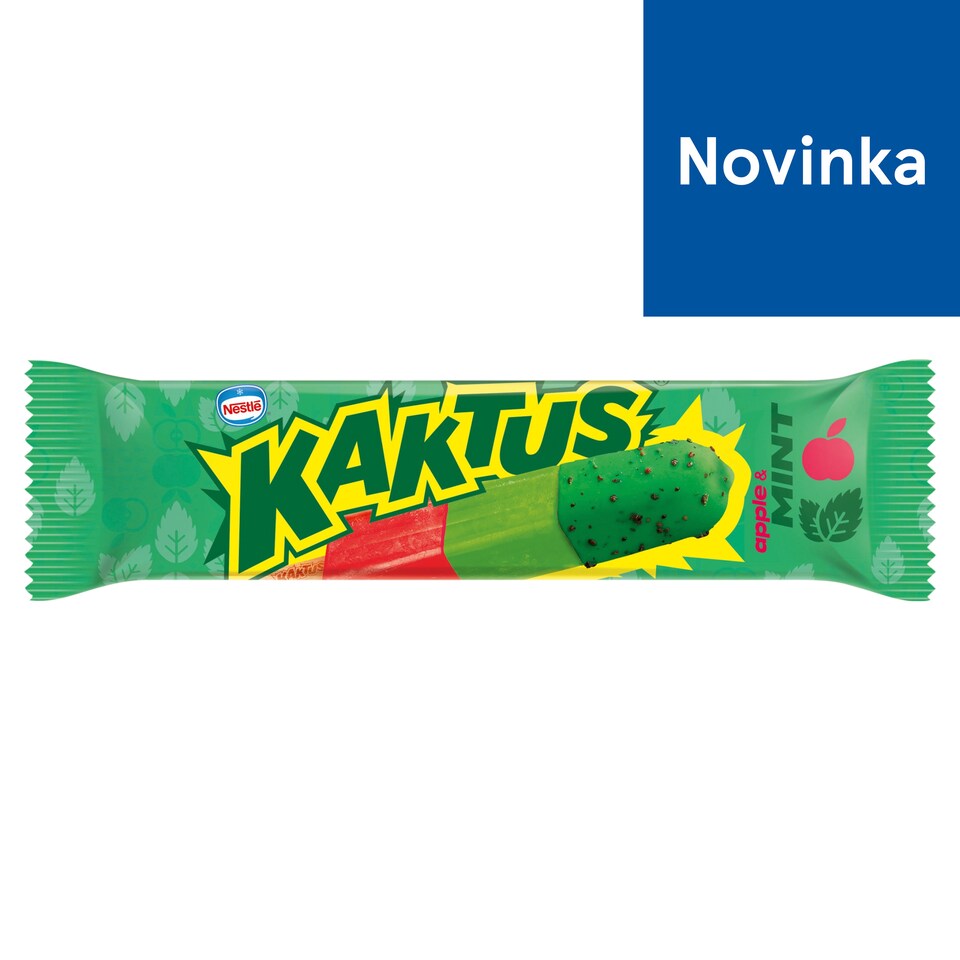 Nestlé Kaktus Apple Sorbet and Water-Based Frozen Cream with Mint Flavour 45 ml