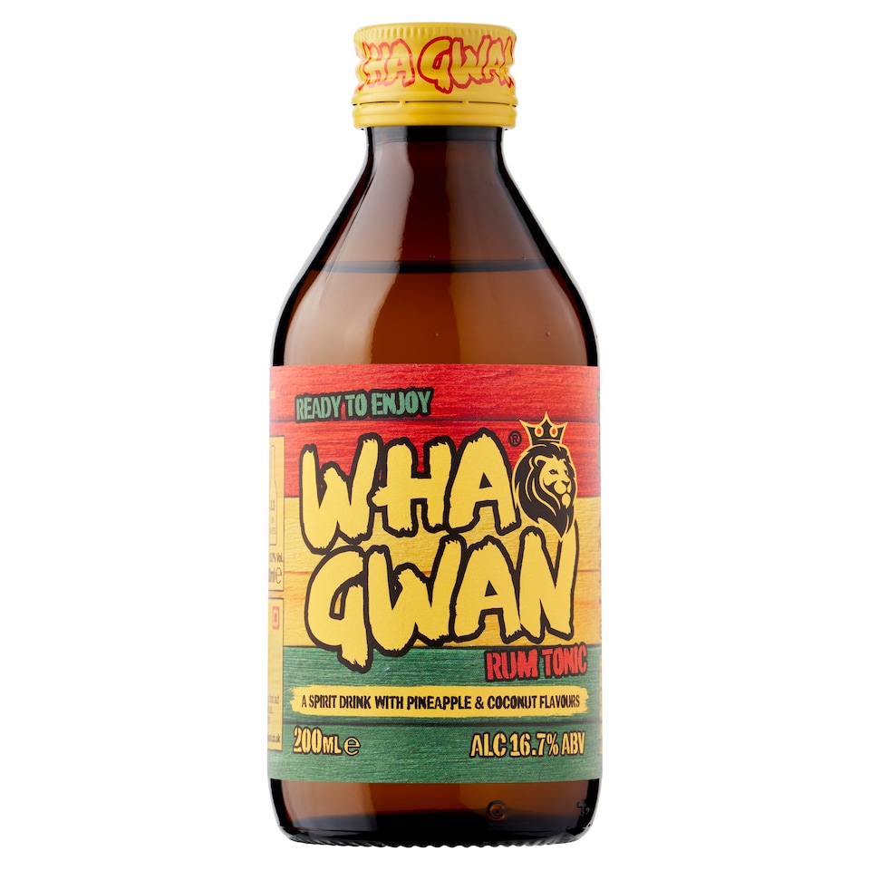 Wha Gwan Pineapple Coconut Rum Tonic 16.7% 200ml