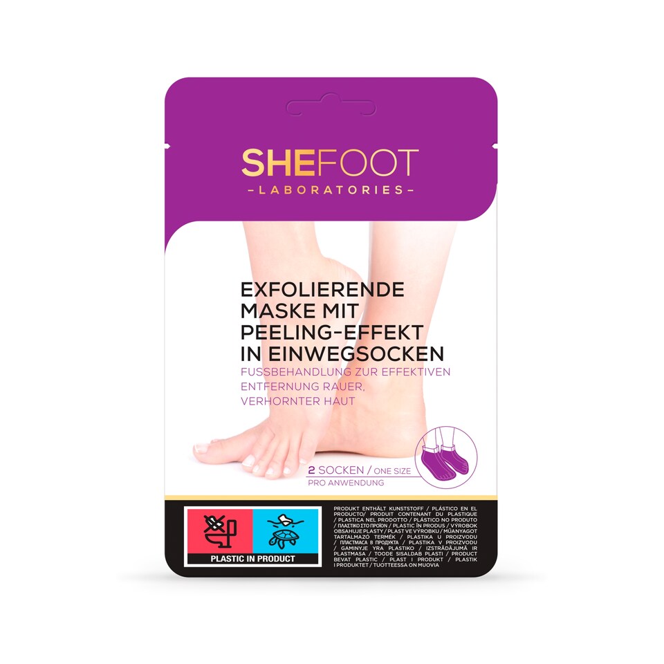 SheFoot Exfoliační maska na paty