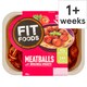image 1 of Fit Foods Meatballs with Wholemeal Spaghetti 400g