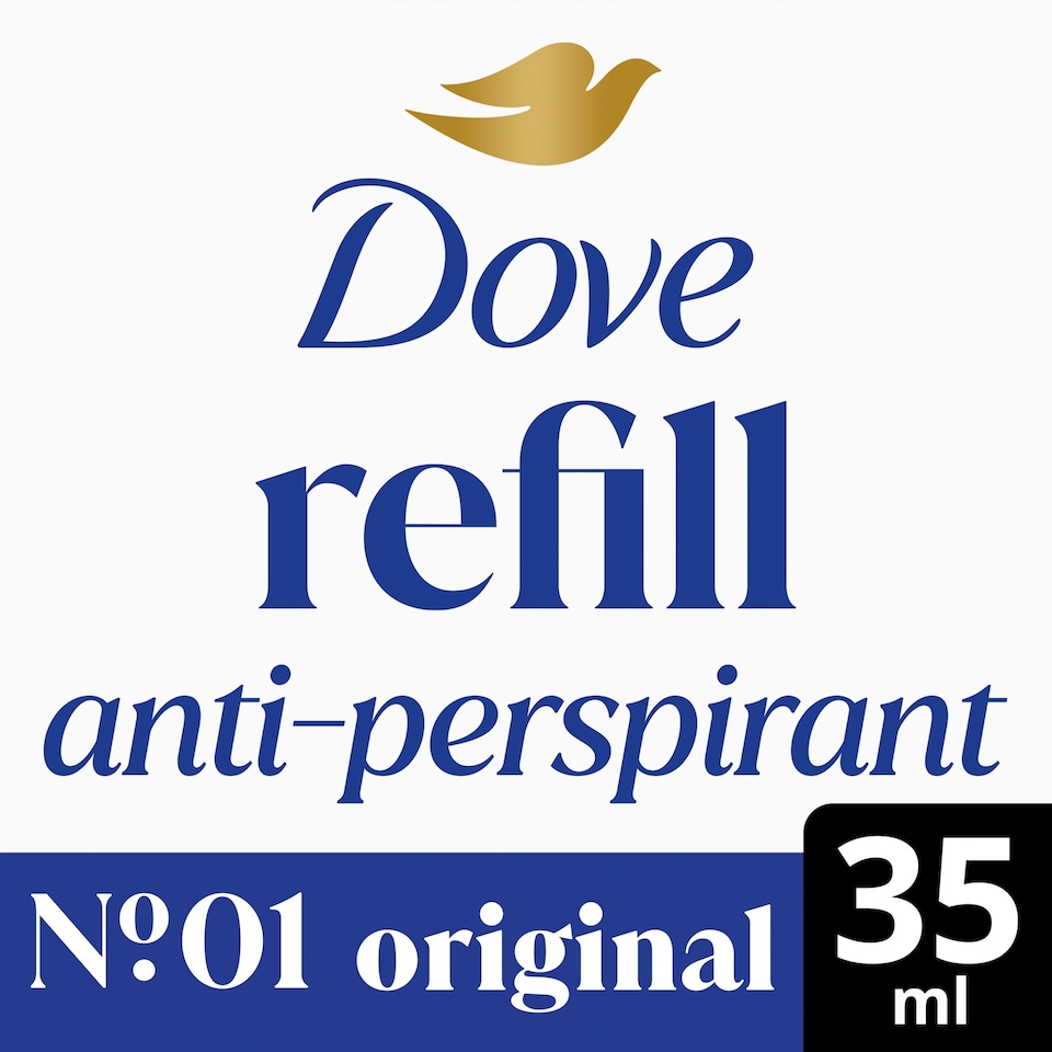 image 1 of Dove No1 Original 72h Antiperspirant Deodorant Refill Pack 35ml