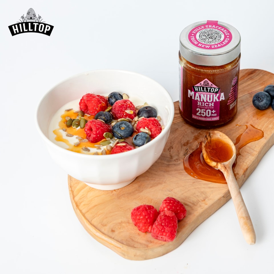 image 1 of Hilltop Premium Manuka Honey 250+ Mgo 225G
